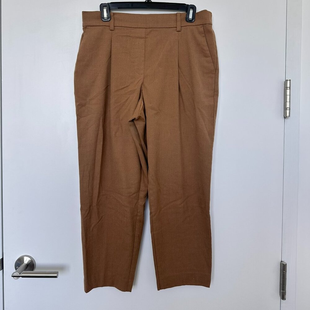 Ann Taylor Loft Pull On Trouser Pant, Khaki, Size LP